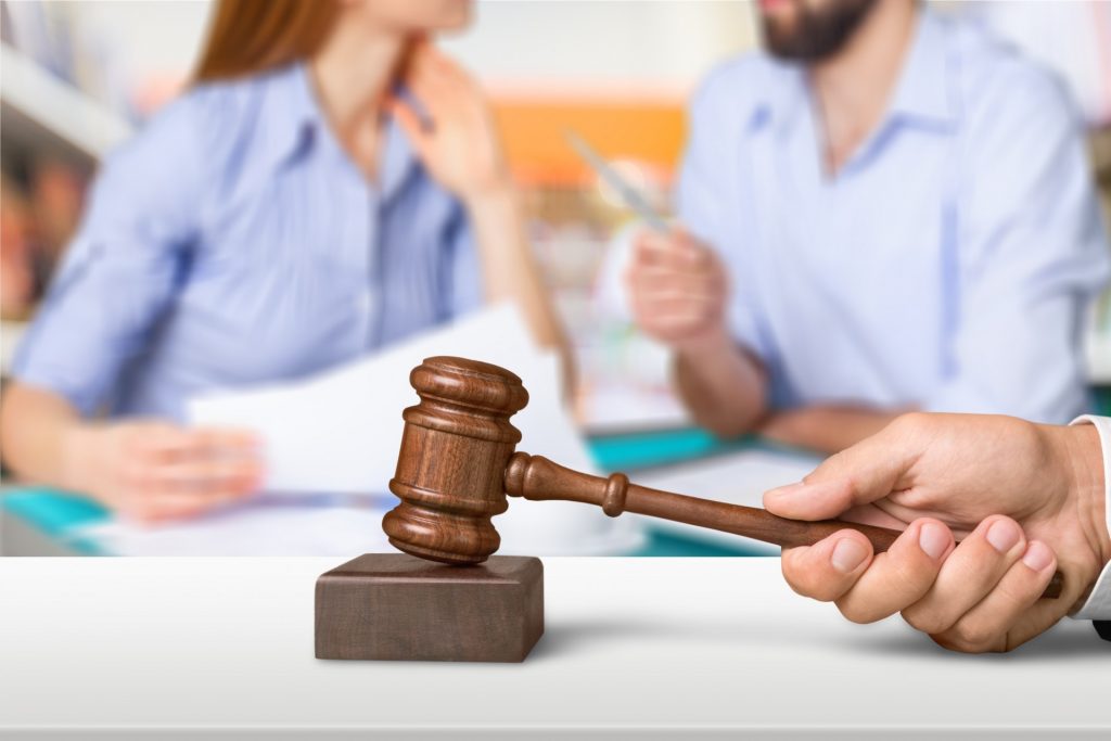 Legal paperwork in a source photograph