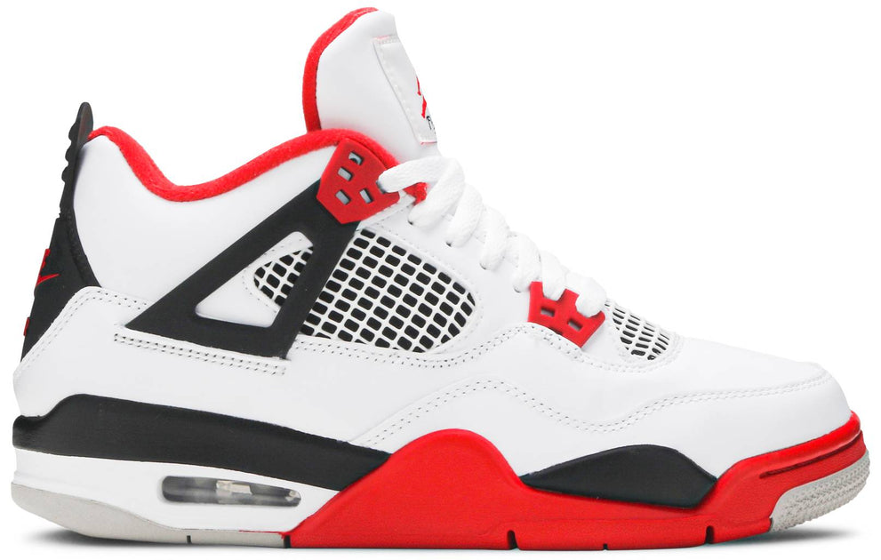 White, black and red shoe shown in the earlier source image